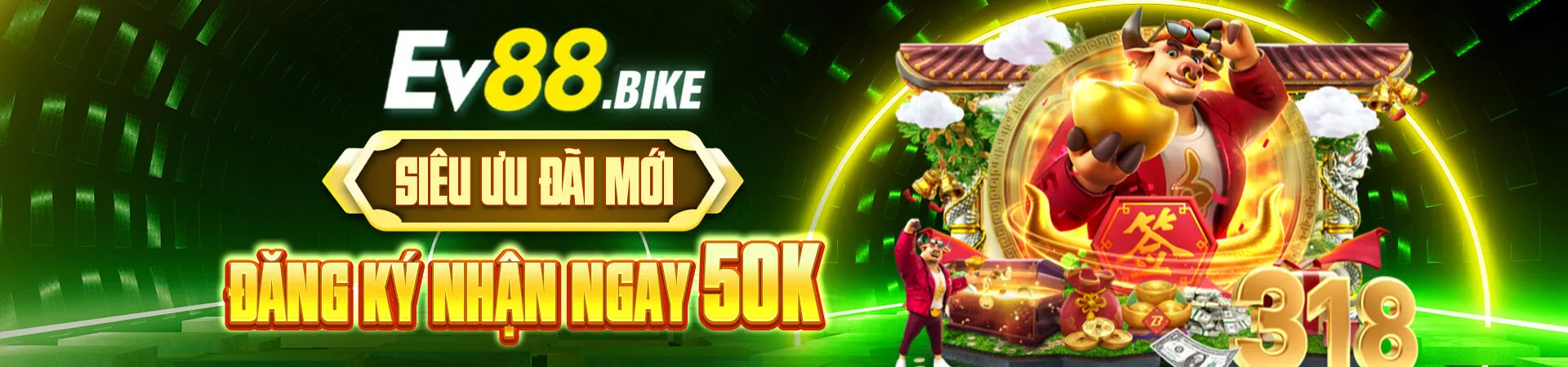 Banner cổng game Ev88